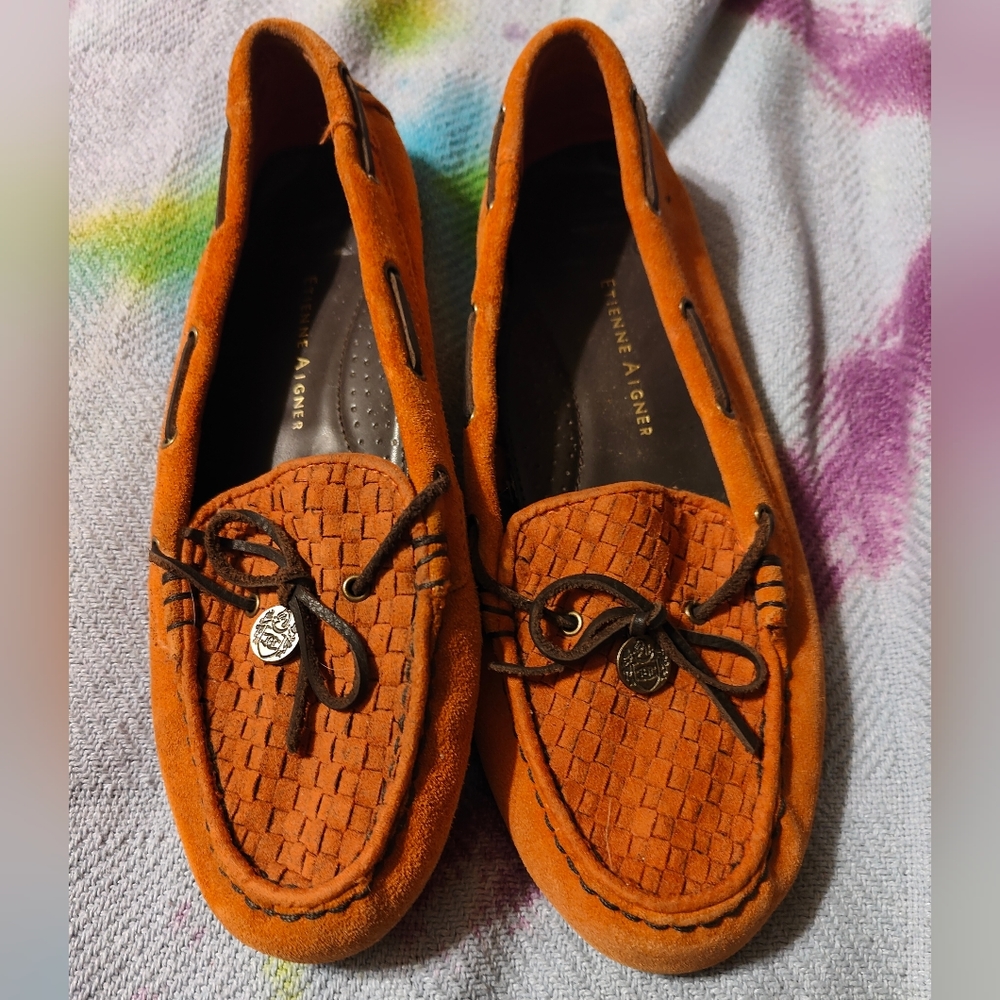 Etienne Aigner moccasins size 8